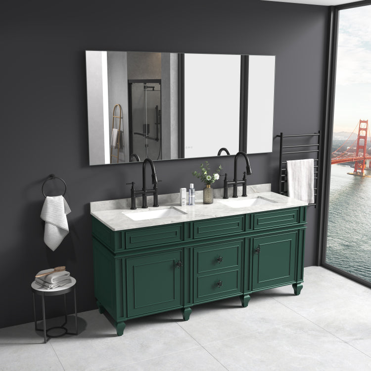 60 X 36Inch Led Mirror Bathroom Vanity Mirror With Back Light, Wall Mount Anti Fog Memory Large Adjustable Vanity Mirror