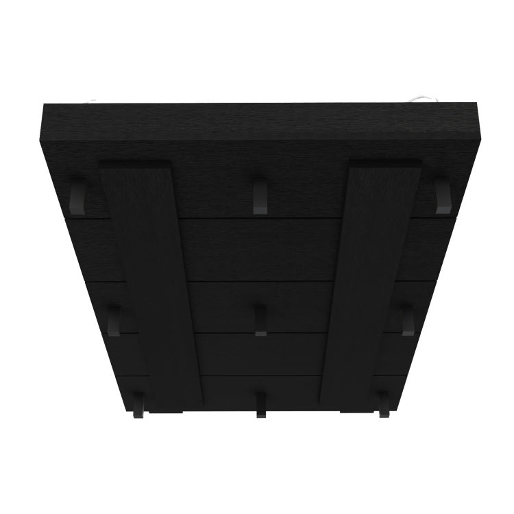 Kaia Twin Bed Base, Headboard Black
