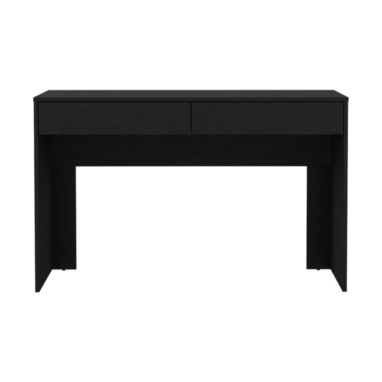 Computer Desk Aberdeen, Two Drawers, Black Wengue Finish