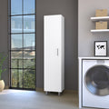 Storage Cabinet Molekeede, Laundry, White Finish