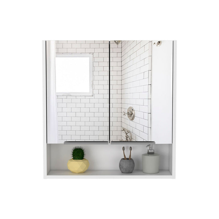 Medicine Cabinet With Mirror Lexington,Three Internal Shelves, White Finish