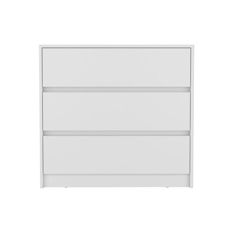 Dresser Maldus, Three Drawers, White Finish
