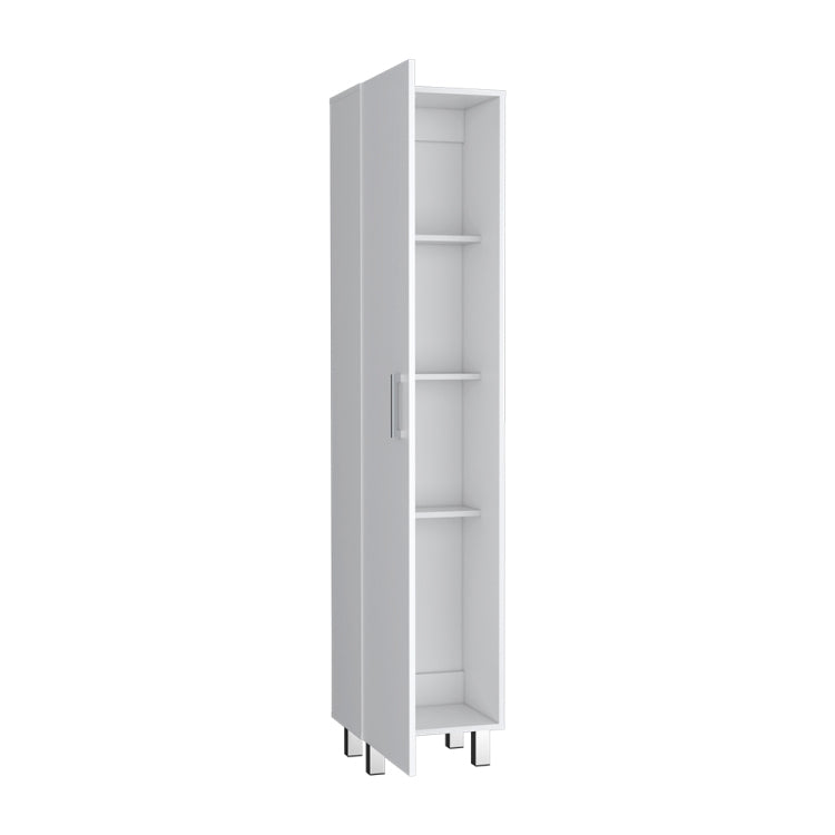 Storage Cabinet Molekeede, Laundry, White Finish
