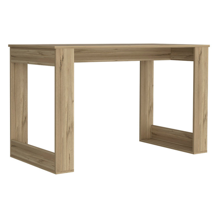 Computer Desk Albion With Ample Worksurface And Legs, Light Oak Finish