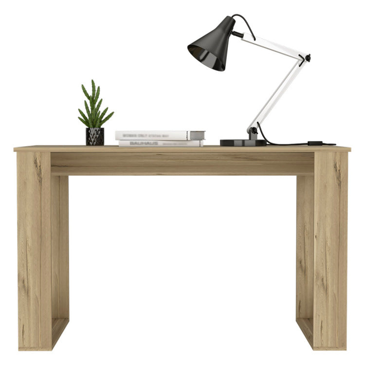 Computer Desk Albion With Ample Worksurface And Legs, Light Oak Finish