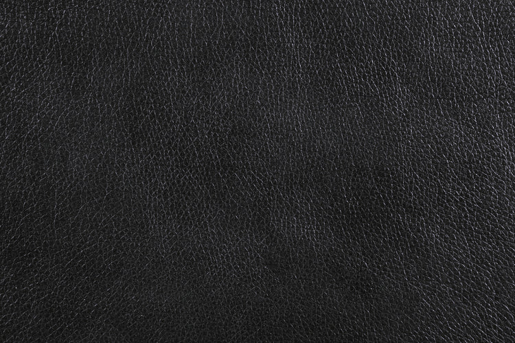 Convertible Sofa In Black Faux Leather