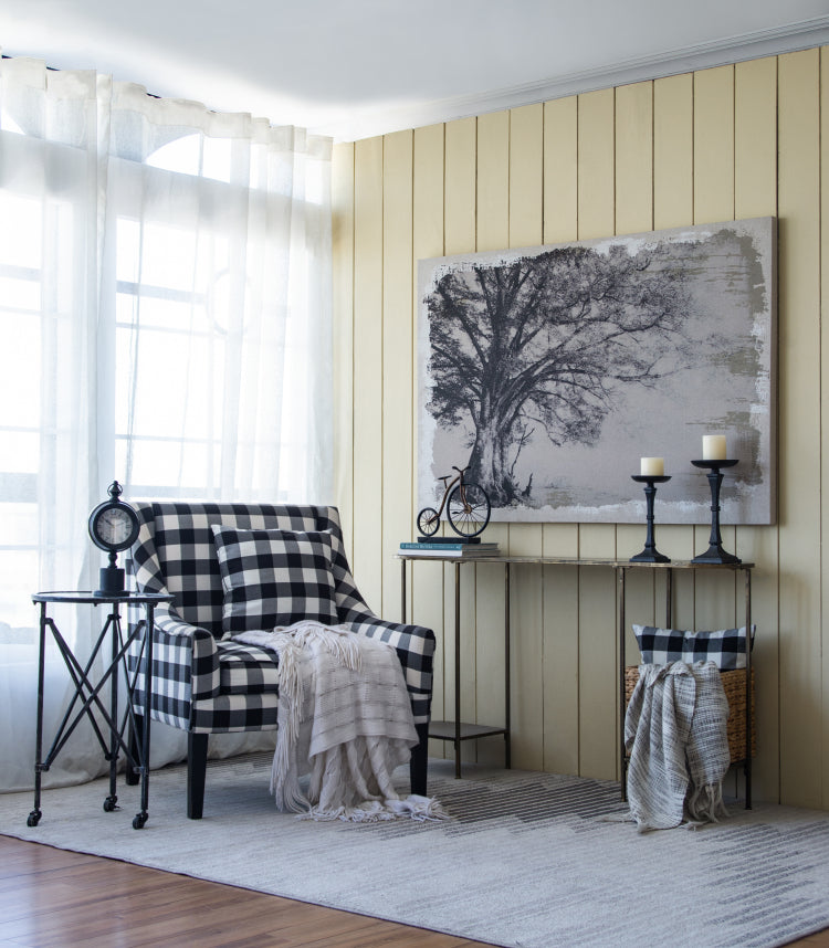 59" X 39" Large Arboreal Shelter Canvas Art Print, Traditional Style Floral Wall Art, Home Decor Accent Piece