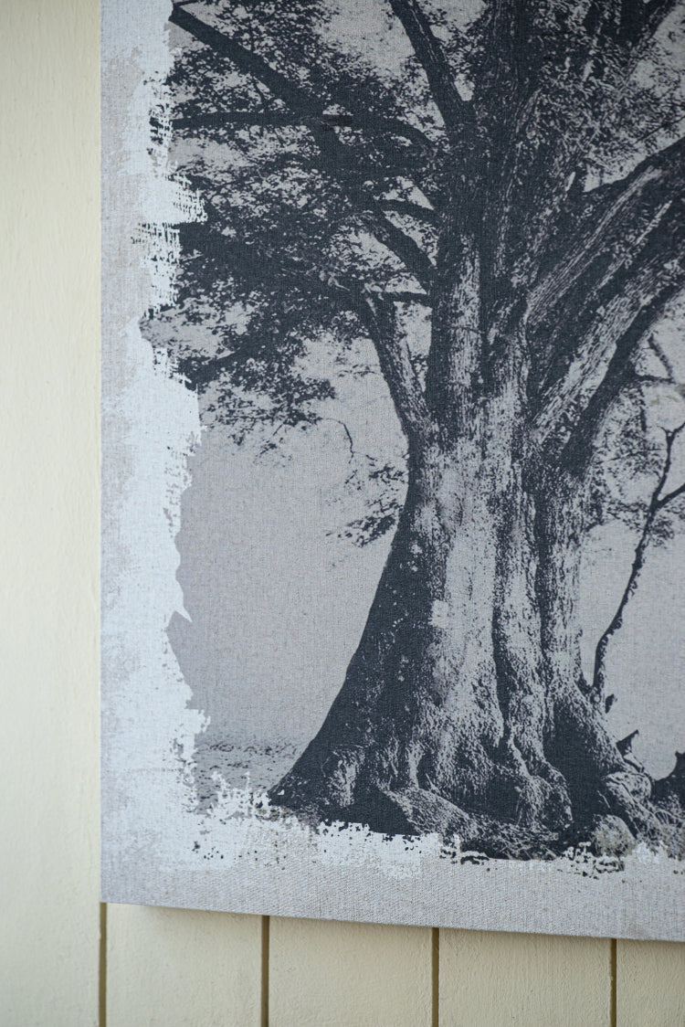59" X 39" Large Arboreal Shelter Canvas Art Print, Traditional Style Floral Wall Art, Home Decor Accent Piece