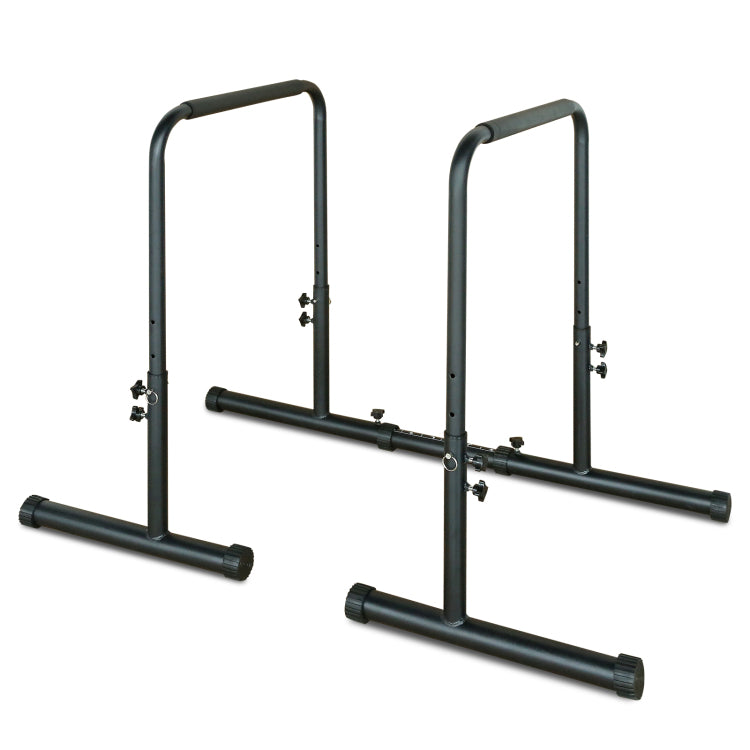Power Tower Dip Station Pull Up Bar Stand Adjustable Height Heavy Duty Multi Function Fitness Training Equipment
