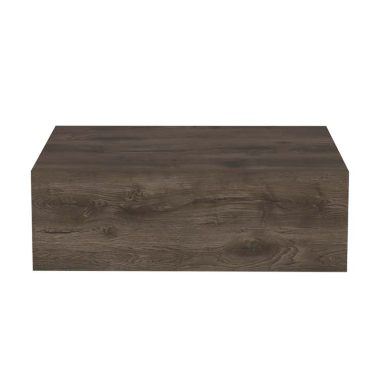Milano Floating Nightstand , End Table, Side Table Wall Mounted With Drawer Dark Brown Bedroom