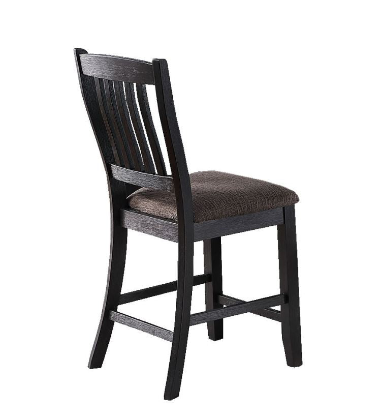 High Chair In Rustic Black