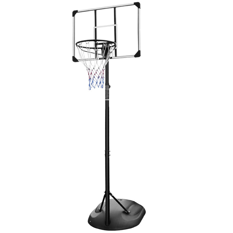 Portable Basketball Hoop System Stand Height Adjustable 7.5Ft 9.2Ft With 32 Inch Backboard And Wheels For Youth Adults Indoor Outdoor Basketball Goal