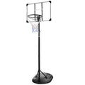 Portable Basketball Hoop System Stand Height Adjustable 7.5Ft 9.2Ft With 32 Inch Backboard And Wheels For Youth Adults Indoor Outdoor Basketball Goal