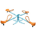 Outdoor Kids Spinning Seesaw Sit And Spin Teeter Totter Outdoor Playground Equipment Swivel Teeter Totter For Backyard