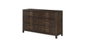 Kenzo Modern Style 6 Drawer Dresser Made With Wood In Walnut Includes Dresser Only Same As G150108532 Nj Inventory