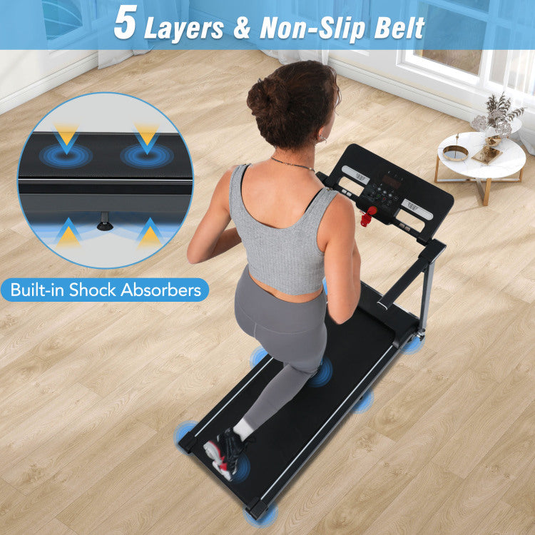 Folding Treadmills Walking Pad Treadmill For Home Office 2.5Hp Walking Treadmill With Incline 0.5 7.5Mph 265Lbs Capacity Treadmill For Walking Running
