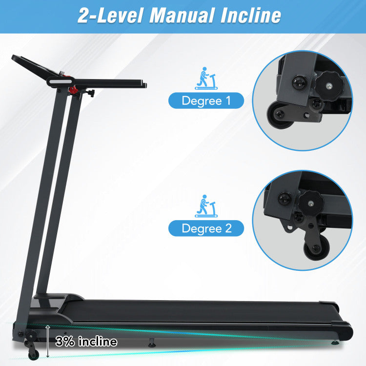 Folding Treadmills Walking Pad Treadmill For Home Office 2.5Hp Walking Treadmill With Incline 0.5 7.5Mph 265Lbs Capacity Treadmill For Walking Running