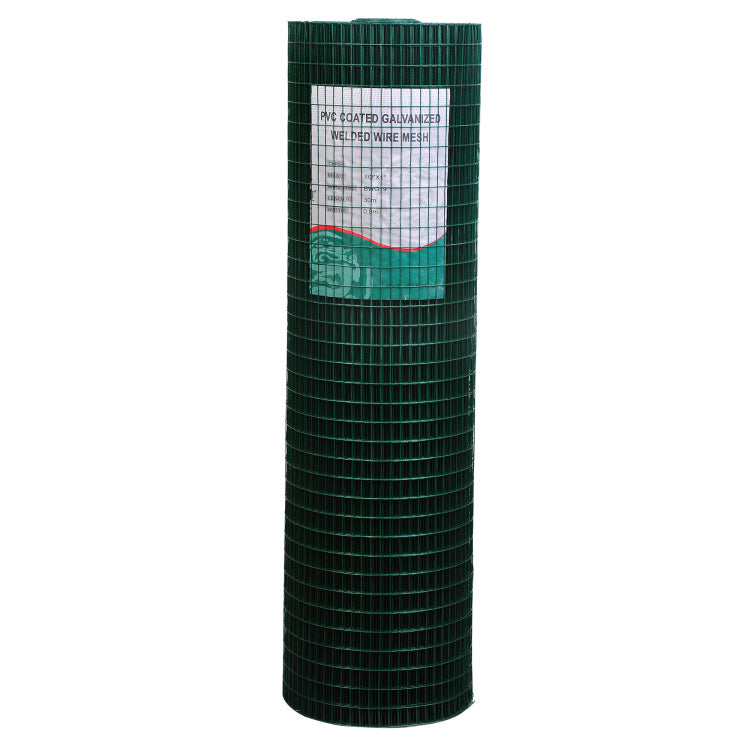 Pawhut 98' L X 35.5" H Hardware Cloth, 1 2 X 1 Inch Wire Mesh Fence Netting Roll For Aviary, Chicken Coop, Rabbit Hutch, Animal, Garden Protection
