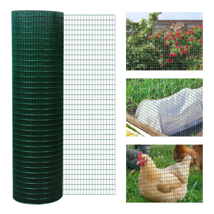 Pawhut 98' L X 35.5" H Hardware Cloth, 1 2 X 1 Inch Wire Mesh Fence Netting Roll For Aviary, Chicken Coop, Rabbit Hutch, Animal, Garden Protection