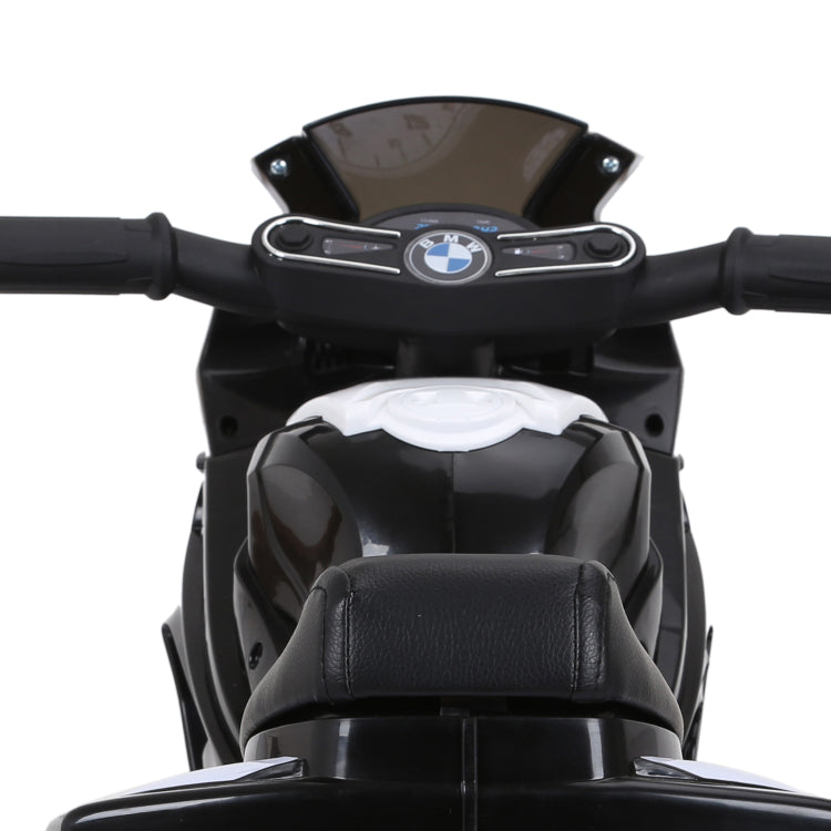 6V Kids Motorcycle Licensed Bmw, Toddler Motorcycle With Headlight, Music, 3 Wheeled Electric Motorcycle For Kids, Gift For Boys & Girls, Black