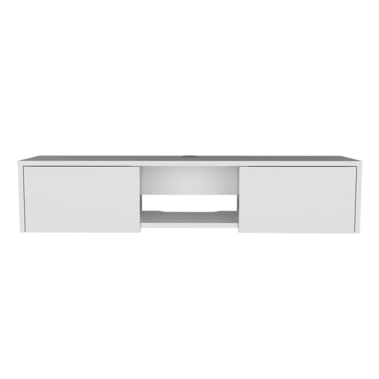 Floating Tv Stand Watson, Living Room, White