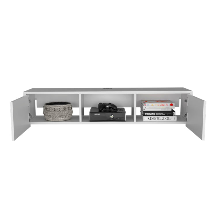 Floating Tv Stand Watson, Living Room, White