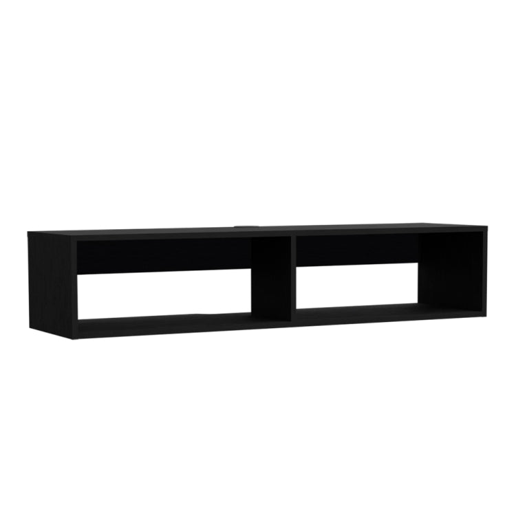 Floating Tv Stand Shelley, Living Room, Black