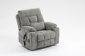 Old Age Electric Lift Chair, Flat High Density Foam Electric Sofa, With Heating And Massage Functions, Can Tilt To 180 Degrees, 2 Pocket Cup Holders, 2 Remote Controls, Dual Okin Motors