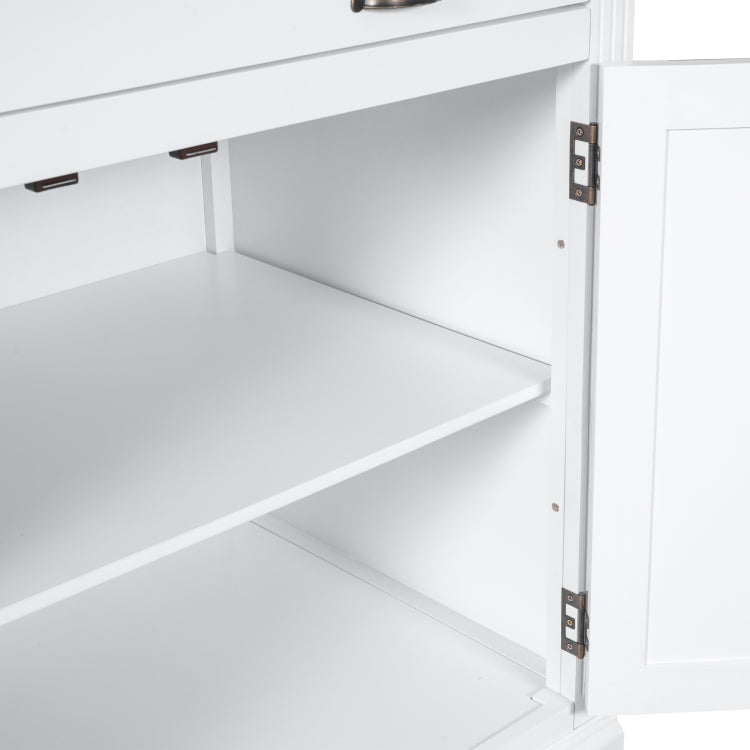 83.4"Tall Bookshelf With 3 Pieces Led Lighting, Modern Bookcase With 2 Doors And 1 Drawer,Storage Bookcase With Open Shelves For Living Room,Home Office,White