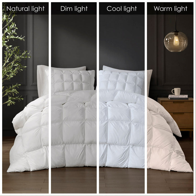Overfilled Down Alternative Comforter White King Cal King