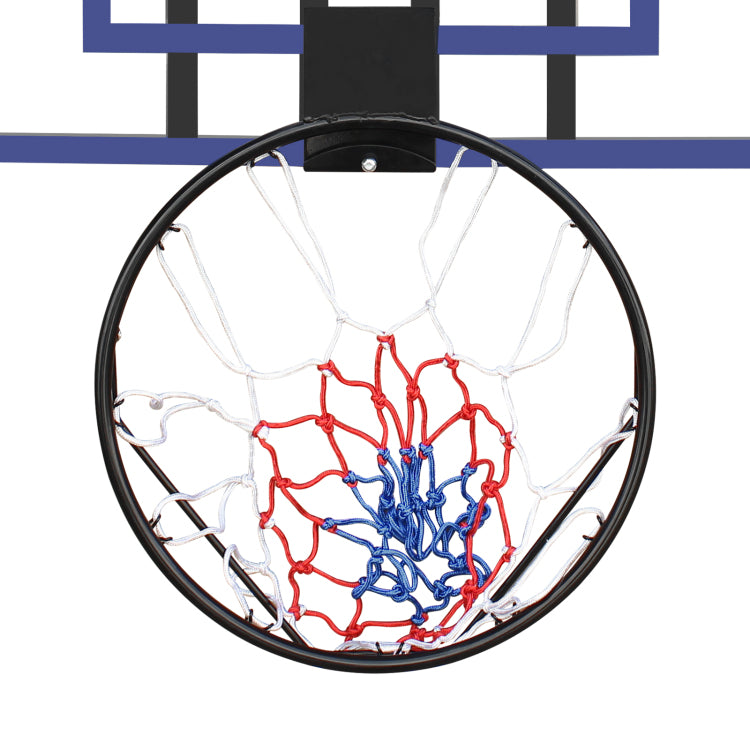 Wall Mounted Basketball Hoop, 45 X 29 Inches Shatterproof Back, Folding Hoop, Durable Hoop And All Weather Mesh For Indoor And Outdoor Use