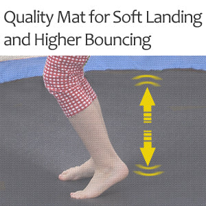 55'' Toddlers Trampoline With Safety Enclosure Net And Balls, Indoor Outdoor Mini Trampoline For Kids