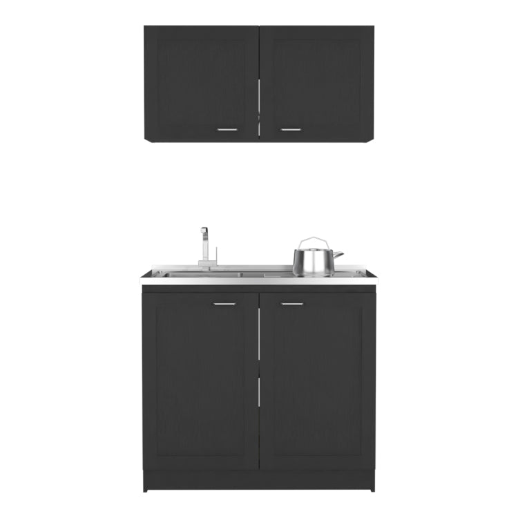Cabinet Set Zeus, Garage, Black