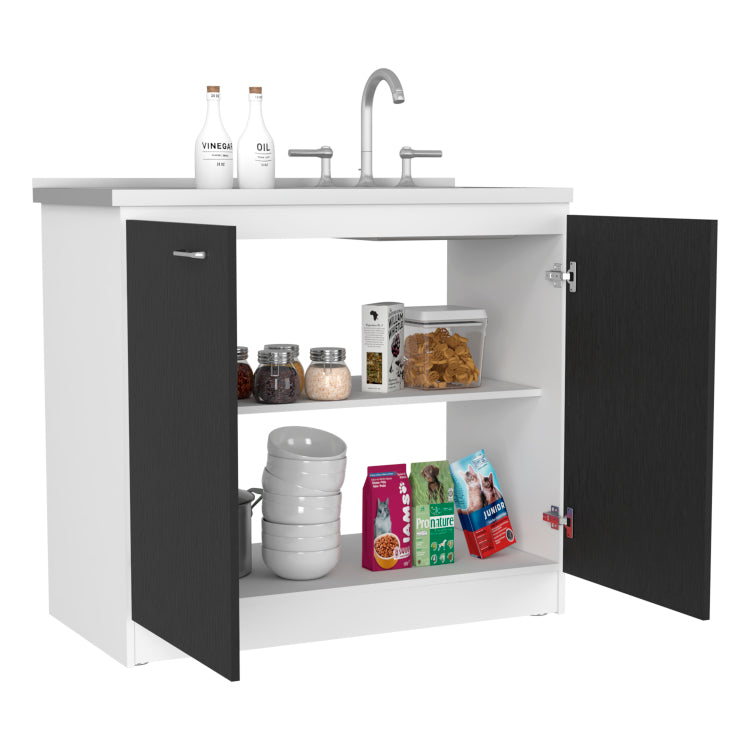 Utility Sink Vernal, Kitchen, White Black