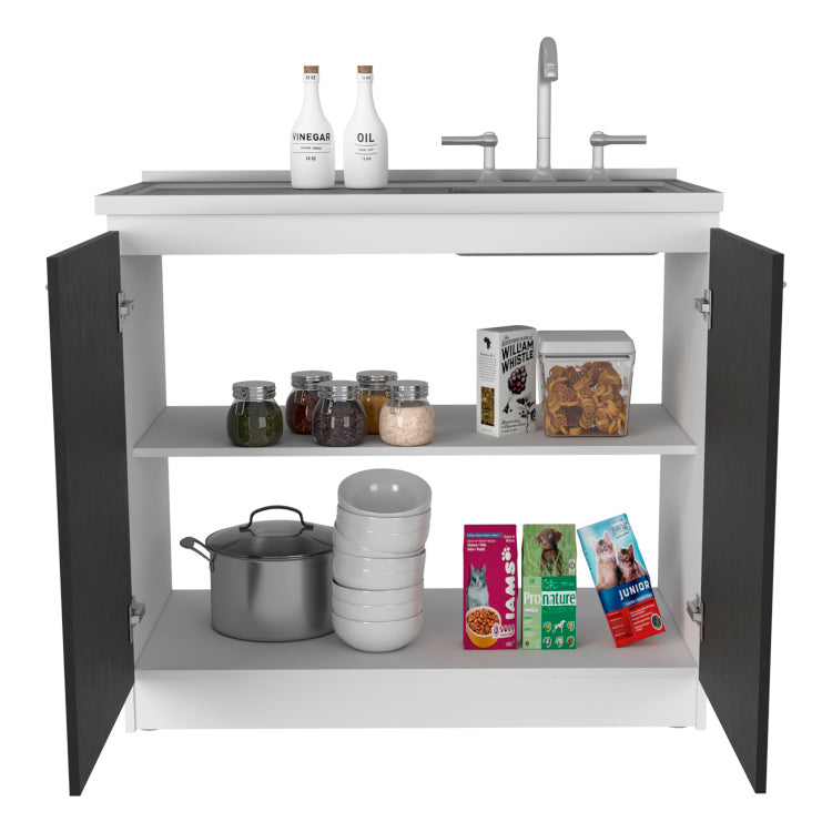 Utility Sink Vernal, Kitchen, White Black