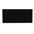 6 Drawer Double Dresser Tronx, Bedroom, Black