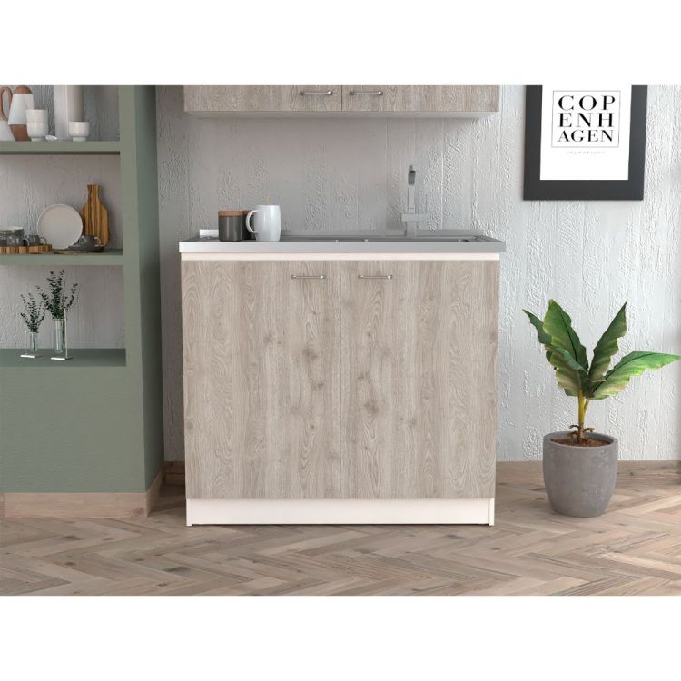 Utility Sink Vernal, Kitchen, Smokey Oak Light Gray