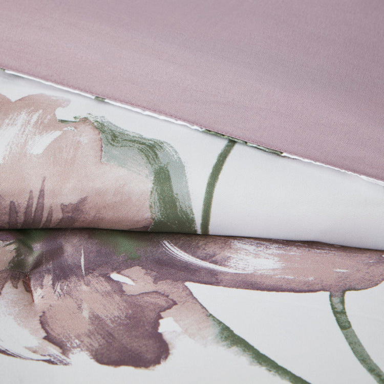 Queen Floral Comforter Set With Bed Sheets