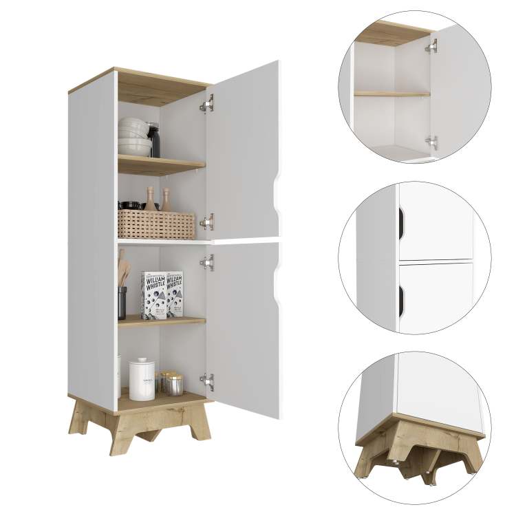 Bristol Nightstand, One Cabinet, Top Surface