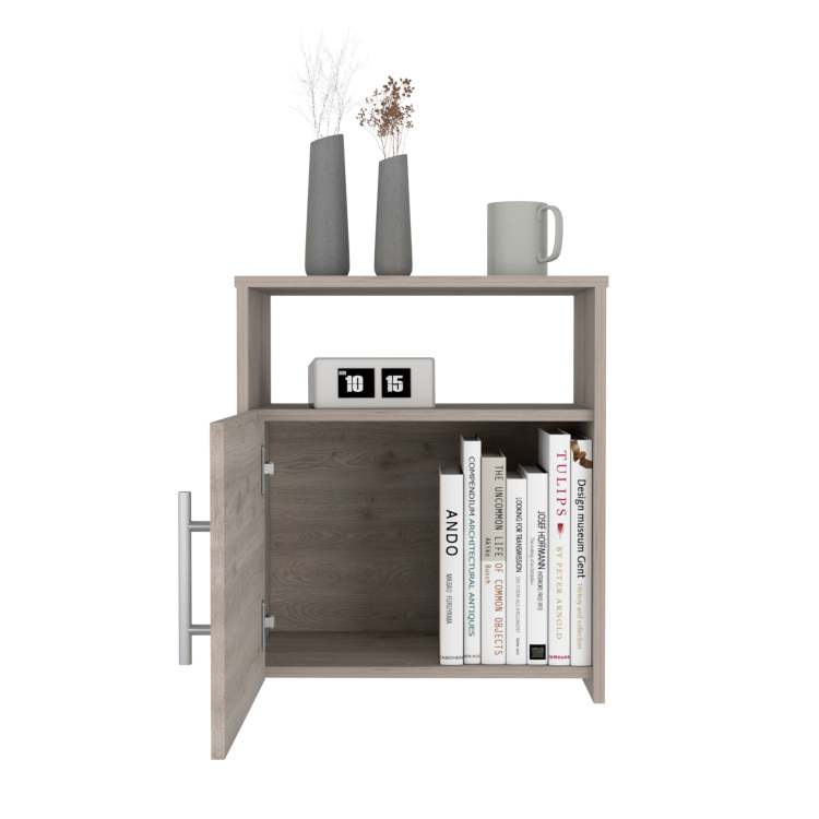 Bristol Nightstand, One Cabinet, Top Surface