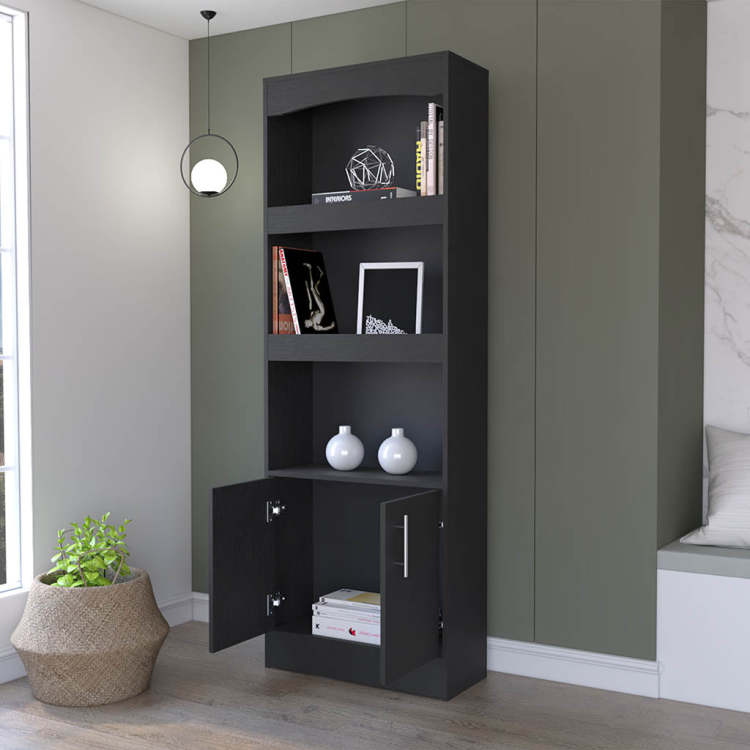 Dundee Kitchen Cart, One Drawer, Two Open Shelves