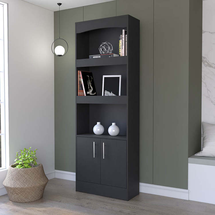 Dundee Kitchen Cart, One Drawer, Two Open Shelves