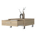 Myers Coffee Table, Four Legs, One Drawer