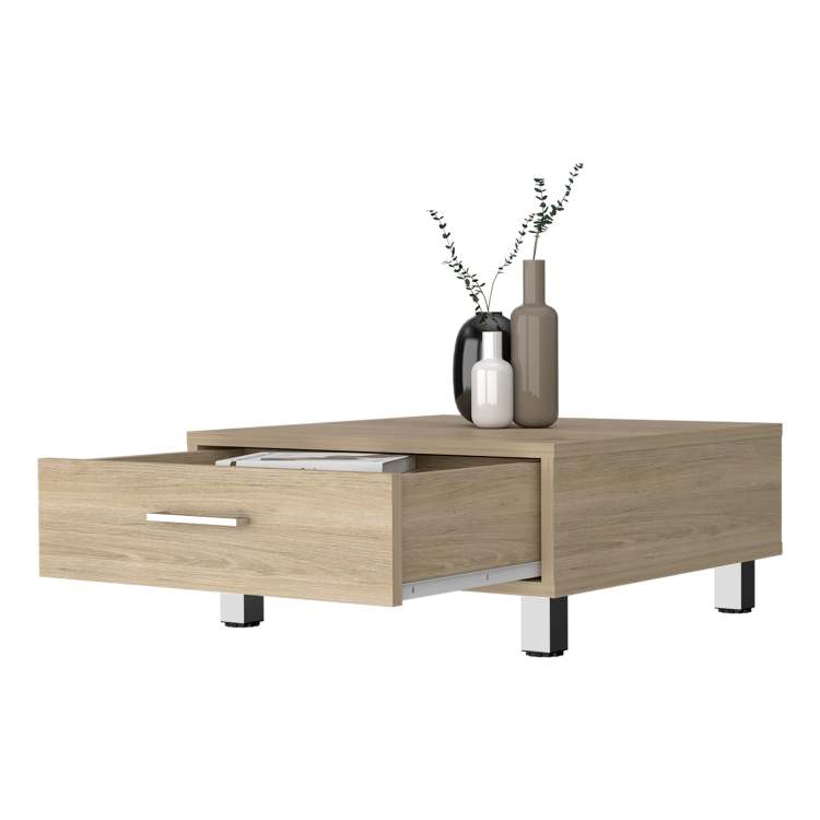 Myers Coffee Table, Four Legs, One Drawer