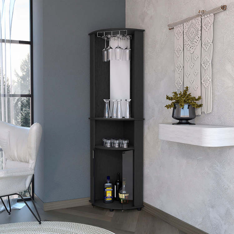 Lisbon Kitchen Island, 3 Tier Shelf And Large Workstation