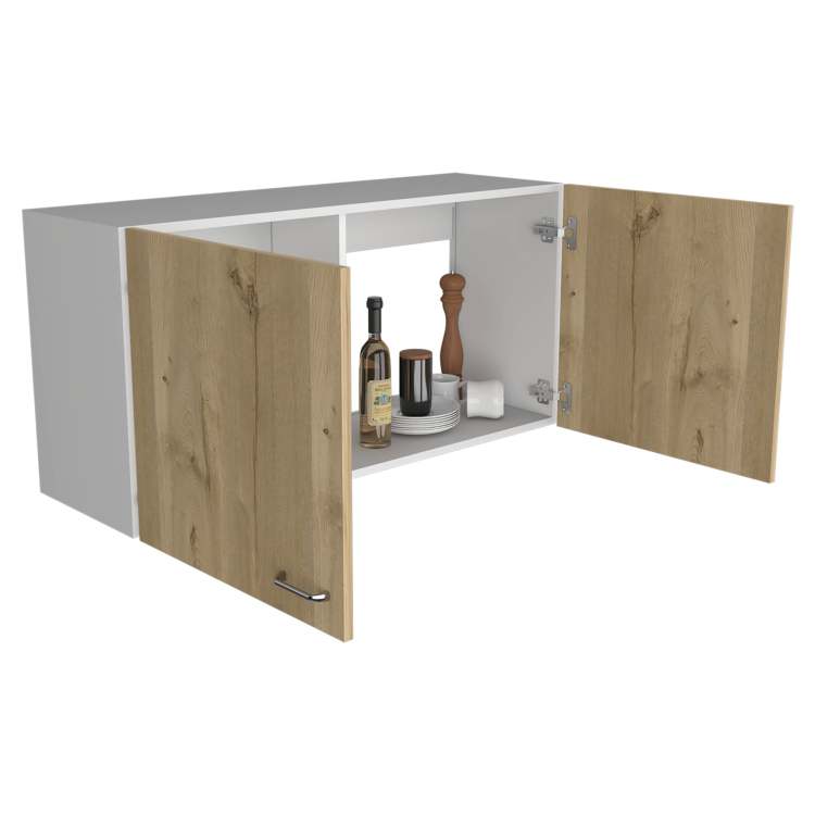 Oklahoma Nightstand,Two Drawers, One Shelf