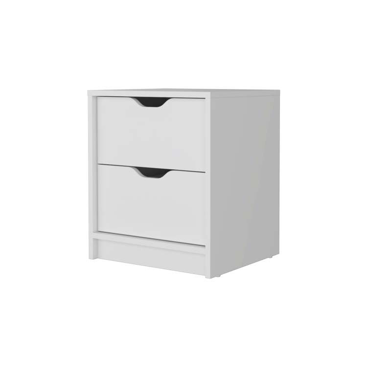 Dillon 2 Drawers Nightstand, Bedside Table With Storage