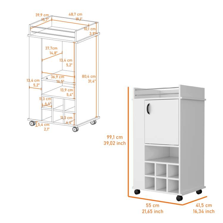 Lovell Nightstand With Sturdy Base And 2 Drawers
