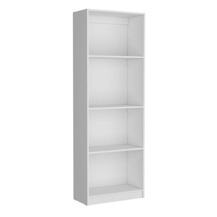 Trues 3 Piece Living Room Set With 3 Bookcases, White