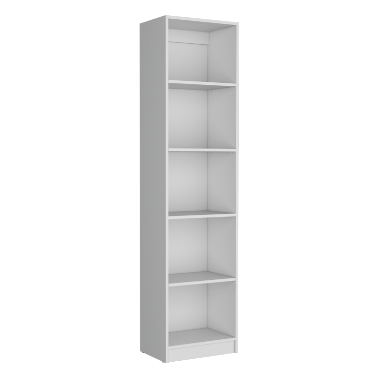 Trues 3 Piece Living Room Set With 3 Bookcases, White